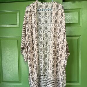 New lucky brand kimono duster